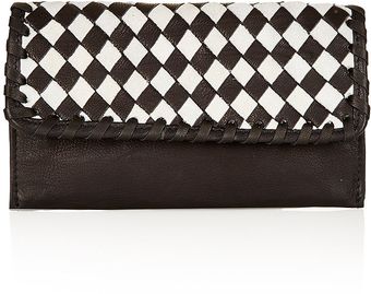 Topshop Woven Leather Purse - Lyst