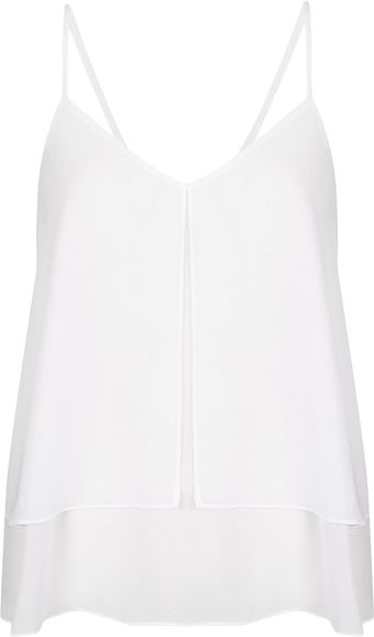 Topshop Double Layer Cami - Lyst