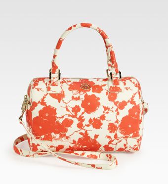 Tory Burch Robinson Middy Satchel - Lyst