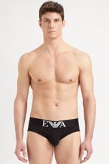 Emporio Armani Stretchcotton Hip Briefs