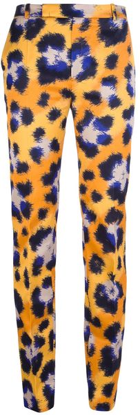 Kenzo Leopard Print Trouser - Lyst