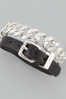 Marc By Marc Jacobs Chain Leather Wrap Bracelet - Lyst