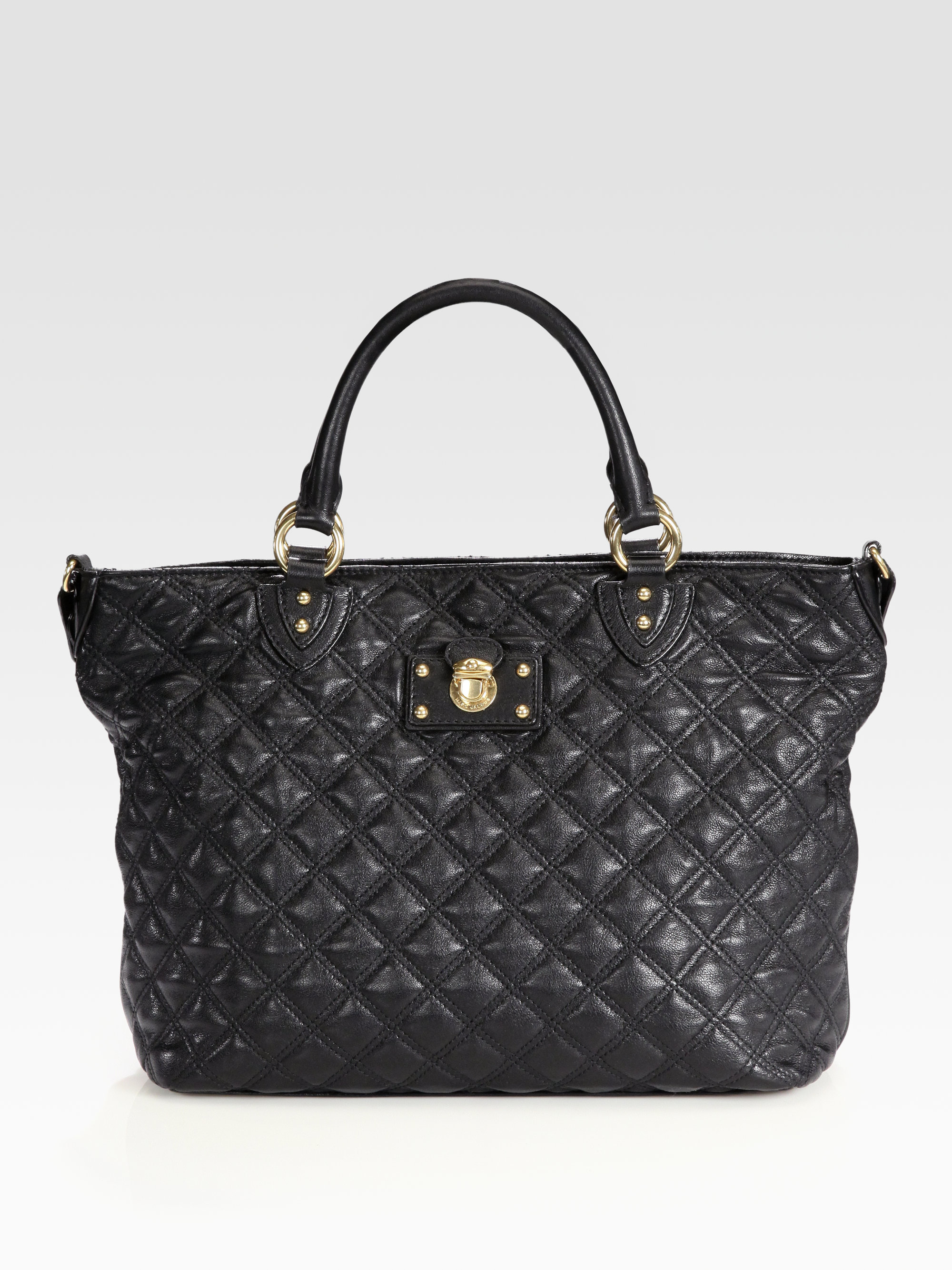 Marc Jacobs Harrison New Quilted Tote Bag in Black Lyst