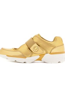 Michael by Michael Kors Walker Cutout Metallic Leather Sneaker - Lyst