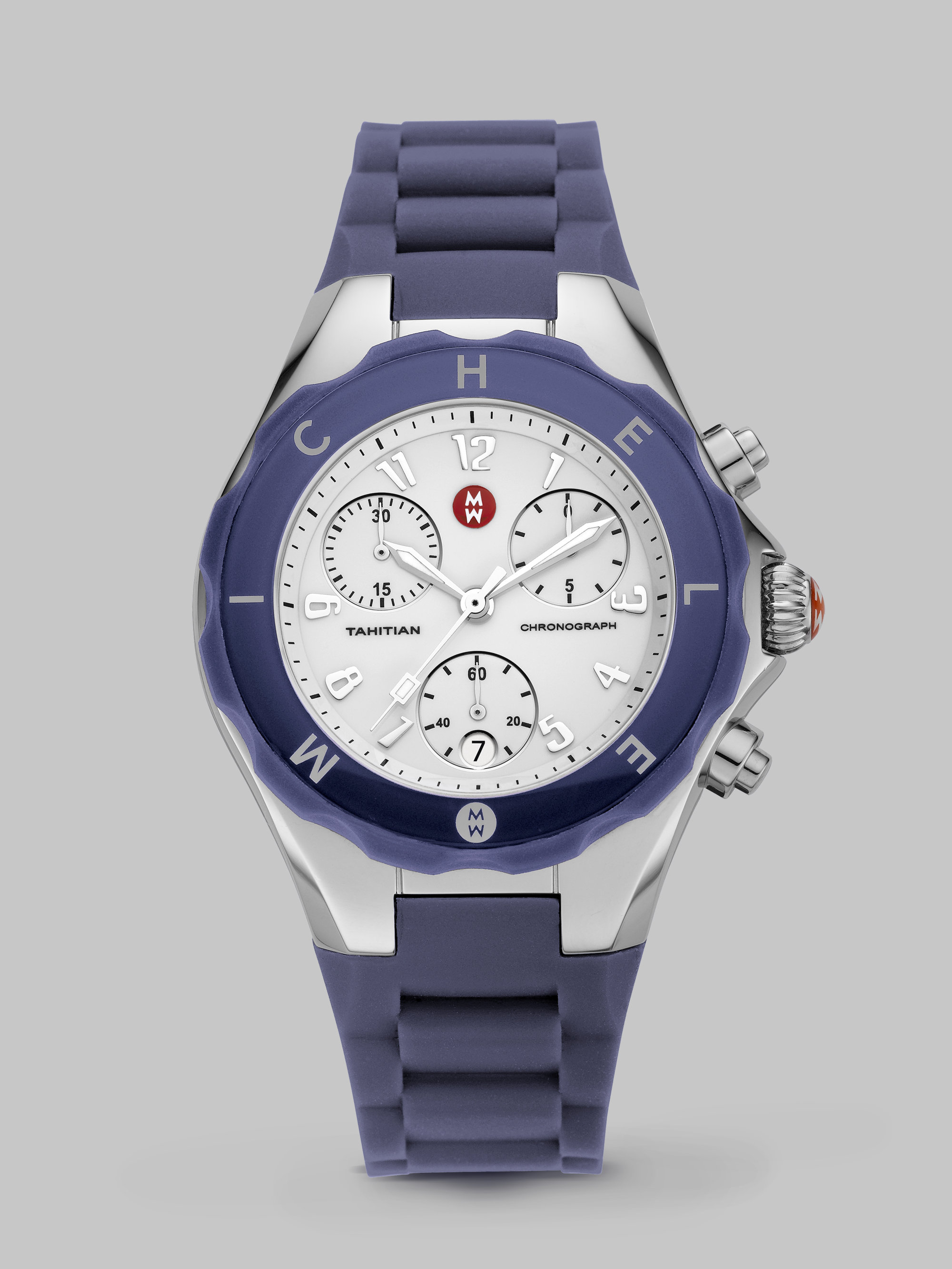 Michele Tahitian Jelly Bean Chronograph Watchnavy in Blue (navy) | Lyst2000 x 2666