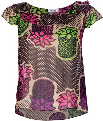 Moschino Cheap & Chic Printed Top - Lyst