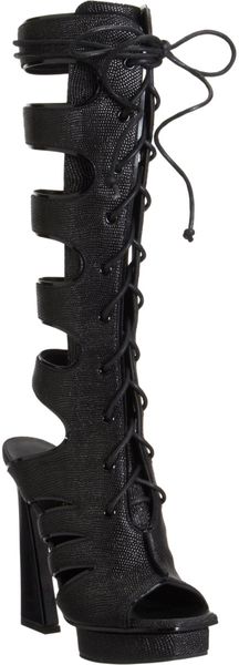 Proenza Schouler Laceup Kneehigh Gladiator Sandal - Lyst