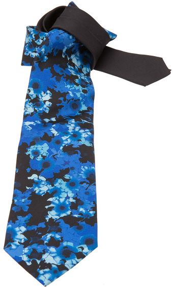 Versace Floral Jacquard Tie - Lyst