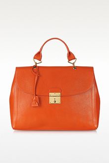 Marc Jacobs The Mandarin Calf Leather Satchel - Lyst