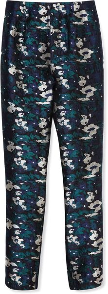 Opening Ceremony Floral Jacquard Fitted Pant - Lyst
