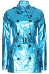 Burberry Brit Alcester Metallic Trench Coat