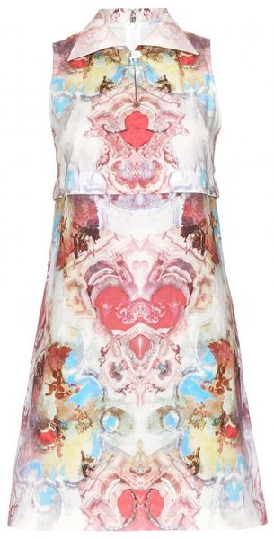 Carven Print Dress - Lyst