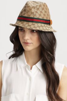 Gucci Woven GG Bucklet Hat - Lyst