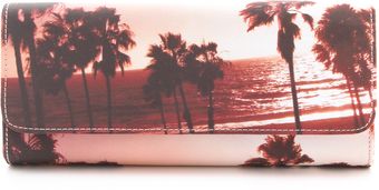 Juicy Couture Palm Tree Print Clutch - Lyst
