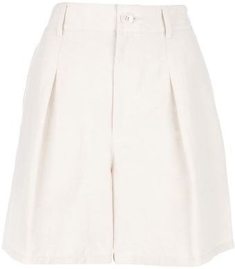 Theyskens' Theory High Waisted Pleated Shorts - Lyst