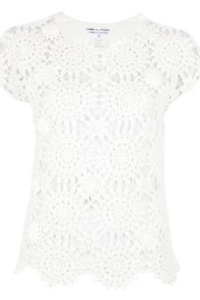 Comme Des Garçons Comme Des Garçons Crochet Top - Lyst