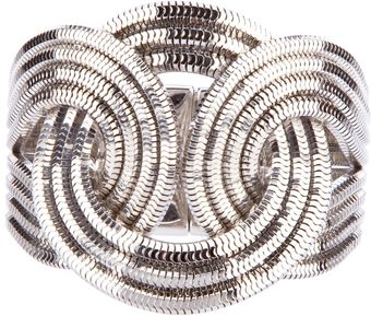 Lara Bohinc Large Plait Bangle - Lyst