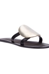 Rick Owens Metallic Circle Sandal
