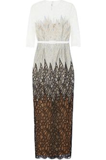 Alessandra Rich Lace Gown - Lyst