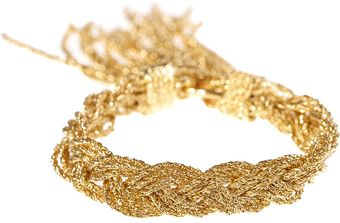 Aurelie Bidermann Miki Braided Necklace - Lyst