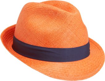 Borsalino Banded Fedora - Lyst