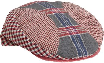 Borsalino Patchwork Plaid Ivy Cap - Lyst