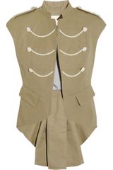 Boy by Band Of Outsiders Cotton and Linenblend Canvas Vest