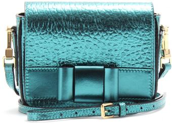 Burberry Prorsum Berkeley Metallic Leather Shoulder Bag - Lyst
