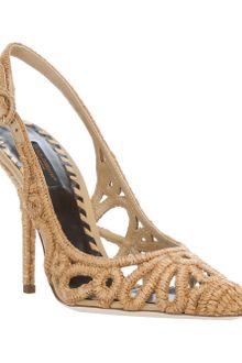 Dolce & Gabbana Sling Back Pump - Lyst