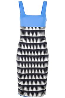Fausto Puglisi Geometric Print Bodycon Dress - Lyst