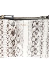 Furla Python Embossed Shoulder Bag
