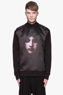 Givenchy Black Stain Front Madonna and Stars Sweatshirt - Lyst