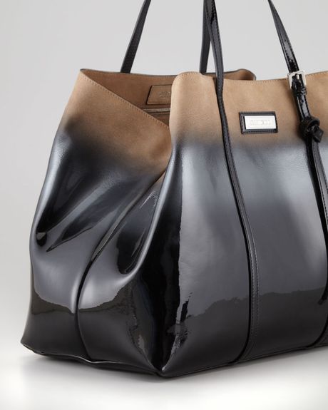 Jimmy Choo Sasha Large Degrade Tote Bag in Black (multi colors) | Lyst