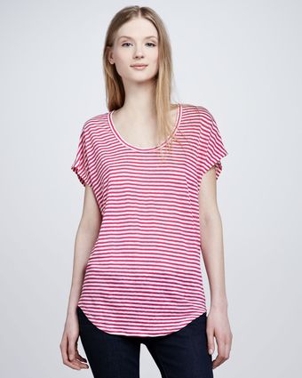Joie Maddie Striped Slub Top - Lyst