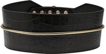 Lanvin Embossed Wide Belt - Lyst