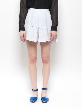 Lover Broderie Skort - Lyst