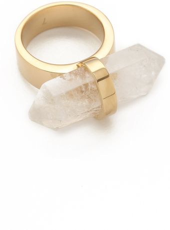 Michael Kors Seaside Luxe Geode Ring - Lyst