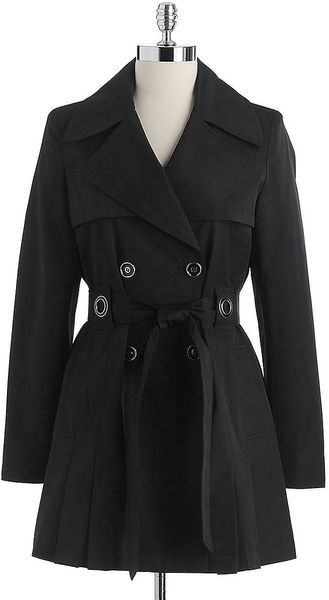 Via Spiga Doublebreasted Trench Coat - Lyst