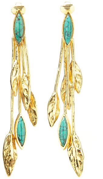 Aurelie Bidermann Malibu Blue Long Earrings - Lyst