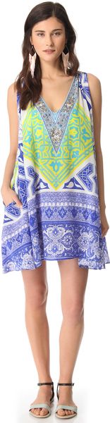 Camilla Short Cover Up Dress with Pocket - Lyst