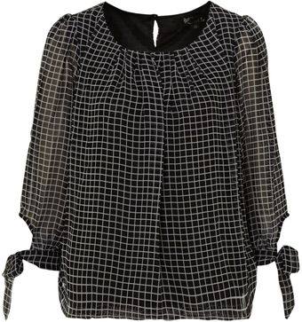 Cutie Graph Print Top - Lyst