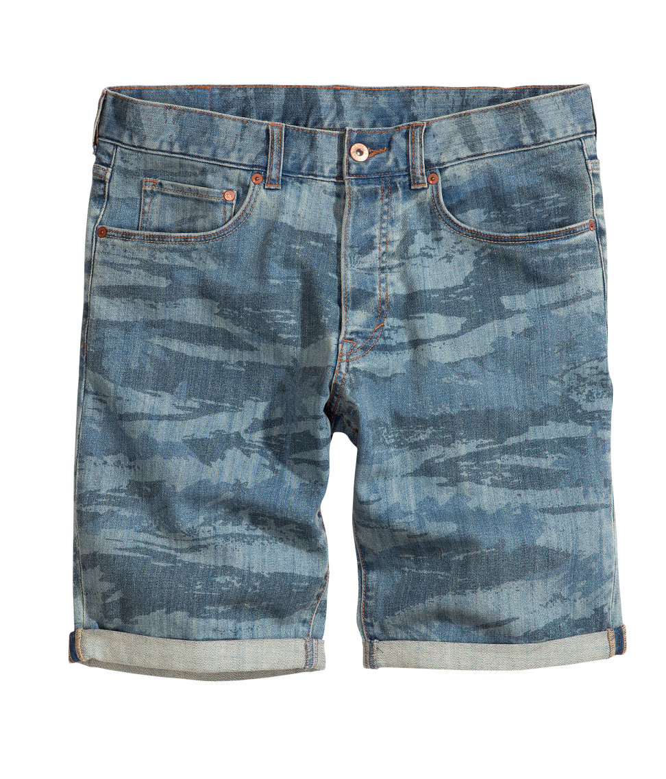 H&m Denim Shorts in Blue for Men (denim) Lyst