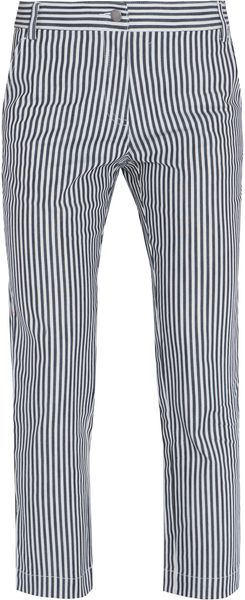 Tibi Striped Denim Slouch Pants - Lyst