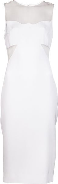 Cushnie Et Ochs Silk Paneled Shift Dress - Lyst