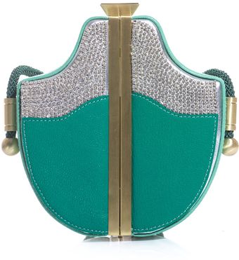 Diane Von Furstenberg Patchouli Box Clutch - Lyst