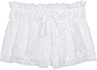 Emamó Camelia Lace Shorts - Lyst