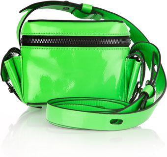 Karl Lagerfeld Patentleather Mini Camera Bag - Lyst