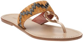 Missoni Thong Sandal - Lyst