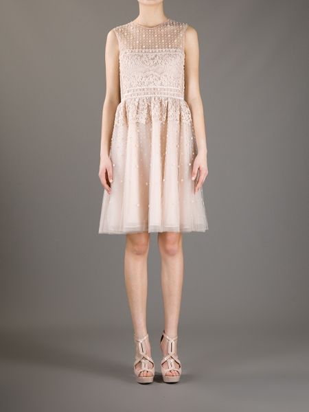 pink sheer gown