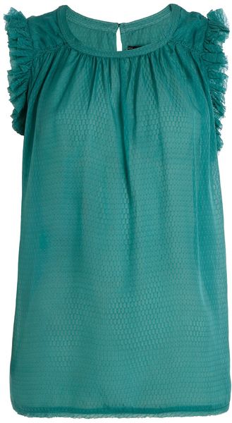 Zadig & Voltaire Top Tsita Dob Deluxe - Lyst
